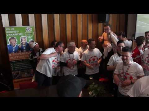 2017-04-23 Unitas'59 1 tegen Lierop 1, uitslag 10-0 Feest