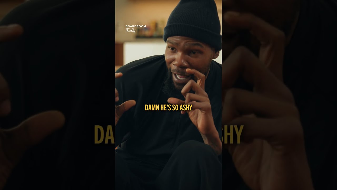 Kevin Durant reacts to getting CALLED OUT by Speedy Morman #kevindurant #funny #basketball