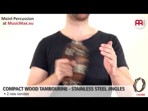 Compact Wood Tambourine MEINL CTA2WB | Sound Demonstration