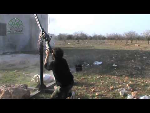 قامت كتيبة الفرقان التابعة للواء حراس العقيدة بالتصدي للطيران الحربي برشاش الدوشكا