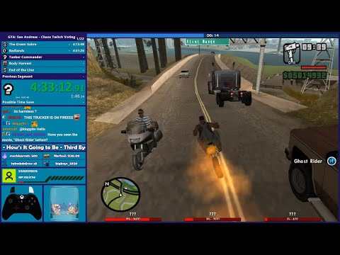 GTA San Andreas Chaos Mod Chat Voting Part 2 - Hugo_One Twitch Stream - 11/20/2020