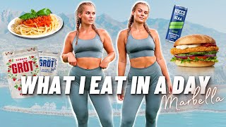 WHAT I EAT IN A DAY!!! *SÅÅÅ MYCKET MAT*