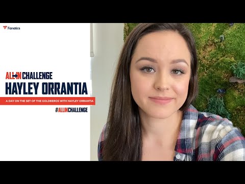 Hayley Orrantia is joining the #ALLInChallenge!