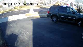 U46 Transportation - School Bus blows through stop sign - 2016-02-29 - 8:30am