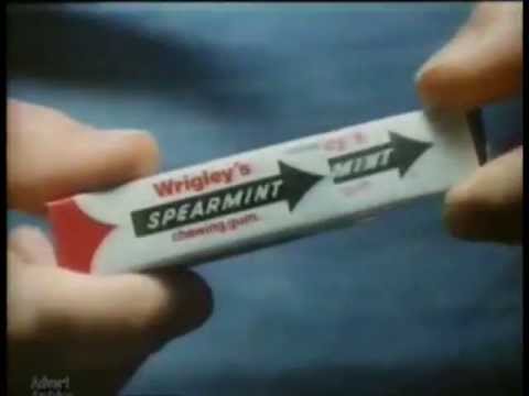 Wrigleys Spearmint Chewing gum - Keeps you buzzin'