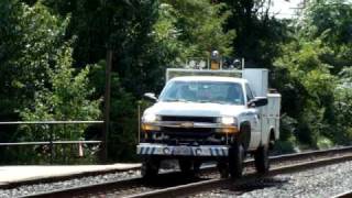 preview picture of video 'Chevy Work Truck - CSX Service vehicle in Savage, Maryland'