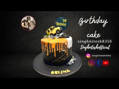 Mahindra thar thame cake #shorts #youtubeshorts #cakedesign #reels #youtube