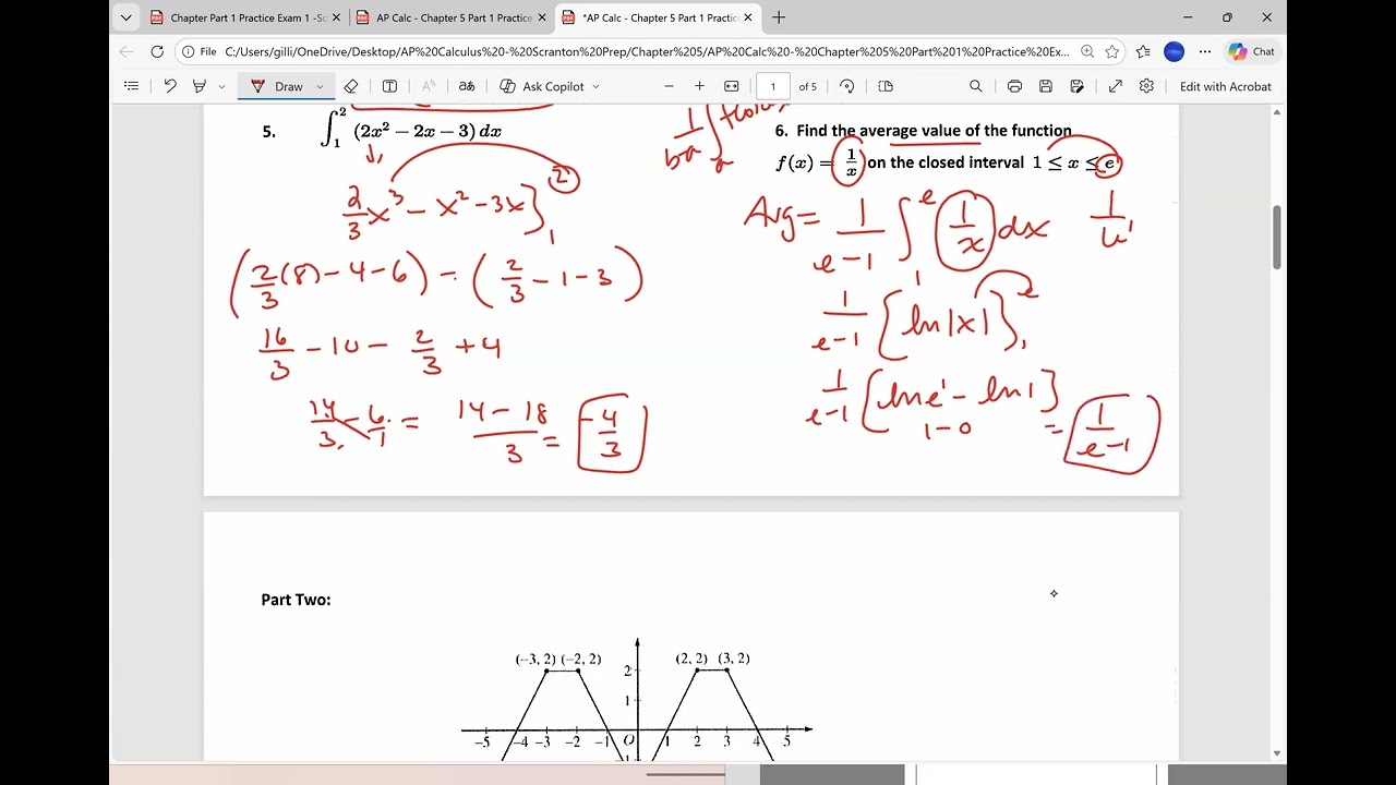 AP   Chapter 5   Practice Exam 2 Solutions