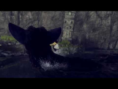 Swimming Underwater With Trico The Flying Giant Dog - Last Guardian PS4 PRO GAMEPLAY