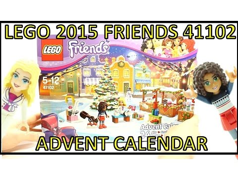 LEGO FRIENDS 2015 ADVENT CALENDAR 41102 UNBOXING & REVIEW Video