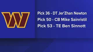 Commanders pick during the 2nd day of 2024 NFL draft