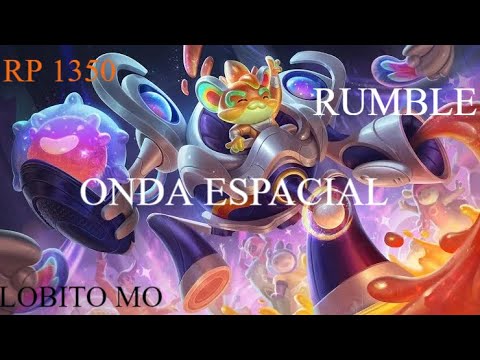 Rumble Onda Espacial 😎2021😎 🔥League of Legends 🔥⭐Skin /Aspecto/ RP ⭐Rumble Space Wave