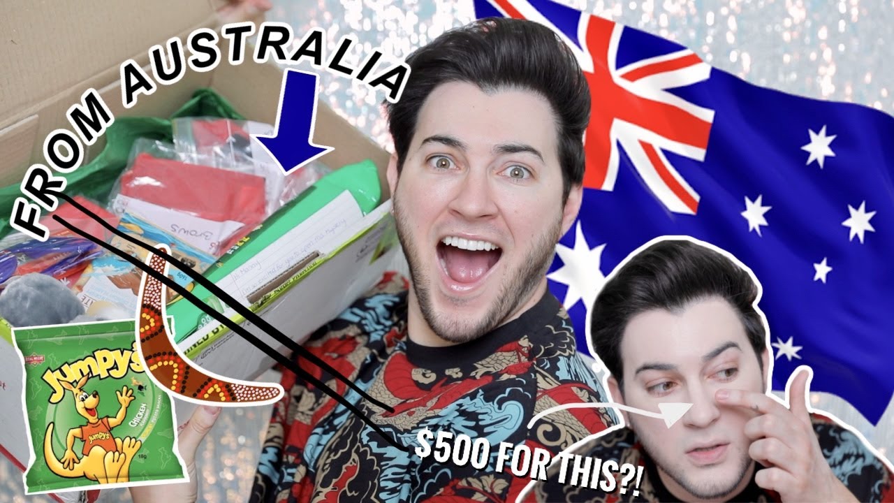 I PAID a FAN 500 TO MAKE ME A MAKEUP MYSTERY BOX. AUSTRALIA EDITION!