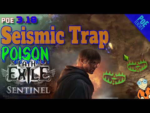 [Path of Exile]►  Poison Seismic Trap Build - Saboteur Shadow in PoE