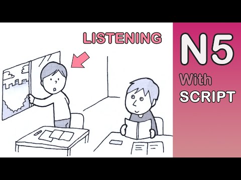 LUYỆN NGHE | ĐỀ LUYỆN NGHE HIỂU JLPT N5 (CHOUKAI)