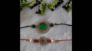 Very easy rakhi making at home #rakshabandhan #rakhi