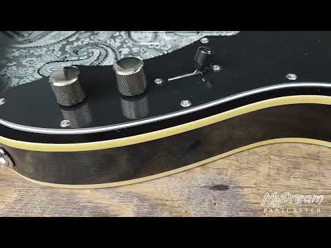 MyDream Partcaster Custom Built - Black Paisley Thinline Dreamsongs Freeway image 17