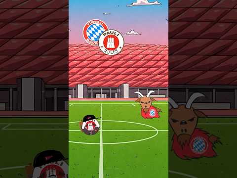 Fcbayern 3:2 St. Pauli darauf einen Ziegensong #ziegensong #fussball #animation #fcb #stpauli