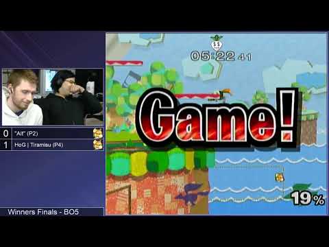 SG 19.8 SSBM - Alt (Red Fox) vs. HoG | Tiramisu (Default Fox) - Melee WF