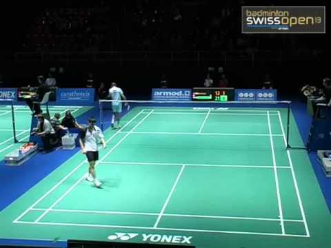 MS R16 Jan O JORGENSEN [4] (DEN) VS Wing Ki WONG [10] (HK) 2013 Swiss Open