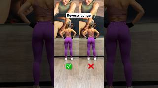Download lagu ❌WRONG vs ✅RIGHT - REVERSE LUNGE #lunges #lunge #legday #legdayworkouts #reverselunges #legexercise mp3