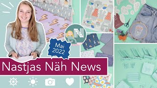 Nastjas Näh News Mai 2022 – Muttertag, Vatertag, Maritime Stoffe, Trends und Verlosung