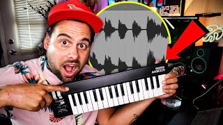I made a SUPER DOPE MELODY *fire* with the AKM320 Midi Keyboard