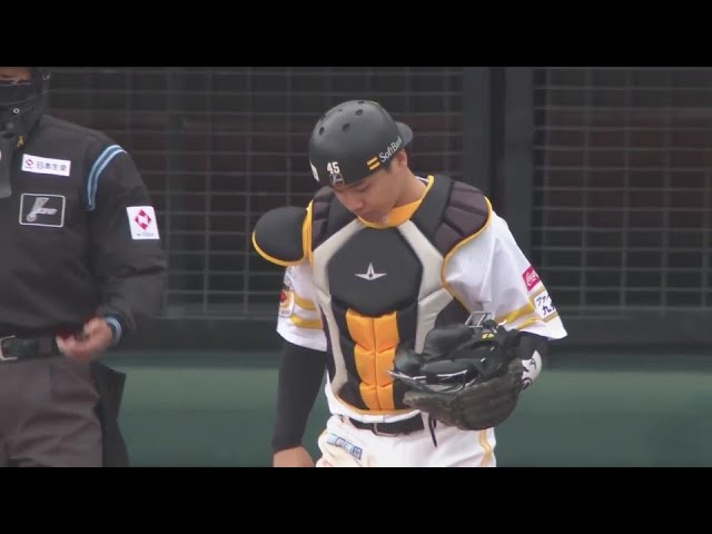 【ファーム】好守連発!! ホークス・谷川原健太・野村勇が投手を救うナイスプレーを見せる!!  2024年3月26日 福岡ソフトバンクホークス 対 広島東洋カープ