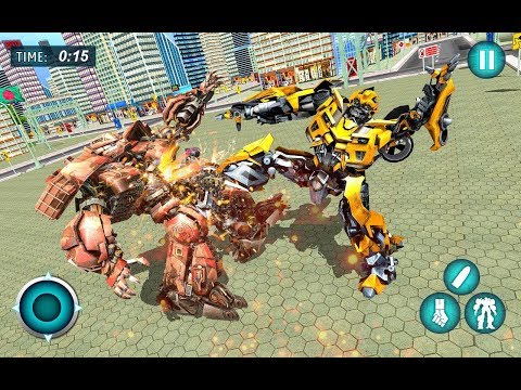 Car Robot Transform Battle US Robot Transformation Flying Car Bumblebee Android Gameplay HD