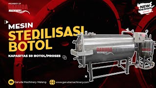MESIN STERILISASI BOTOL HIGH TEMP (TABUNG)