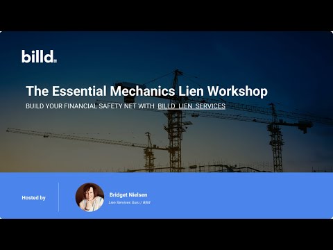 The Essential Mechanic\'s Lien Workshop