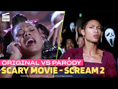 Scream 2 vs Scary Movie: The Movie Theatre Scene | Original vs Remake
