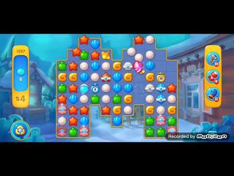 Fishdom Hard level 1597. NOboosters