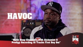 Havoc - Chemistry With Alchemist & Prodigy Recording 10 Tracks First Day Out (247HH Exclusive)
