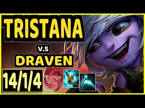 LUGER (TRISTANA) vs DRAVEN - 14/1/4 KDA BOTTOM ADC CHALLENGER GAMEPLAY - EUW