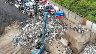 Huge Metal Recycling Scrap Yard | Scrap Cars Automotive | Aluminium | 