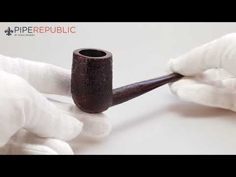 The White Spot Cumberland Pfeifen Chimney  Einzelstück 4112 Sandblast