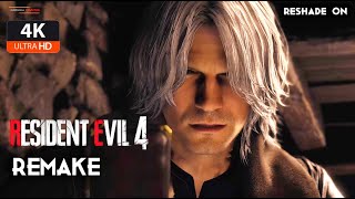 Dante as Leon Resident Evil 4 Remake MOD