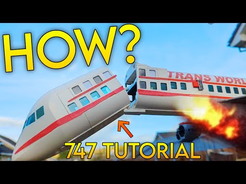 How I Made Real Plane Crashes Recreated in Lego Pt2 + 747 & DC-10 TUTORIAL