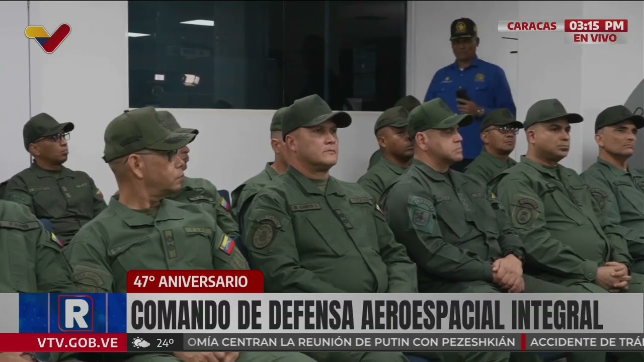 Vladimir Padrino López en aniversario del Comando Aeroespacial de Defensa Integral