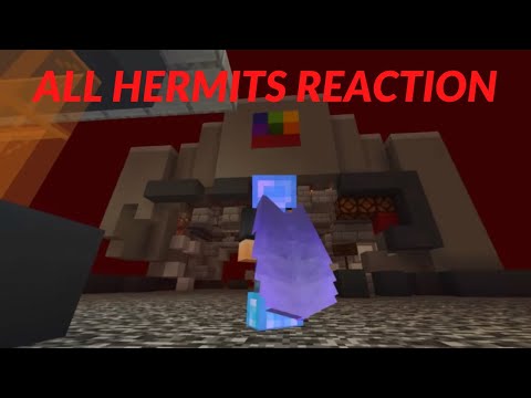 The End of Button - All Hermits Reaction | Hermitcraft 7