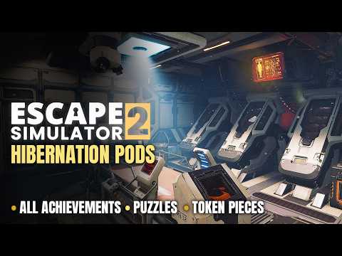 Escape Simulator 2 — The Lost Starship: Hibernation Pods 100% | All Tokens & Puzzle Solutions