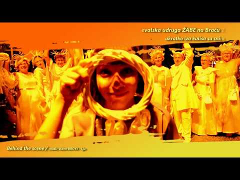 Ukratko iza kulisa/Karnevalska udruga "Žabe" na snimanju spota "Lju" by BROYJ