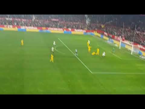 Copa del rey. Sevilla-Atletico de Madrid. Gol de Sarabia 3-1.