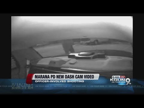 Police shooting: Video shows man with gun approaching Marana Police car
