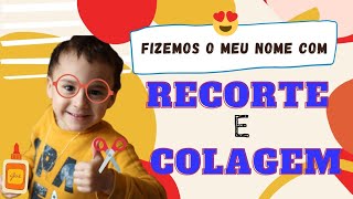 EDUCAÇÃO INFANTIL- ATIVIDADE DE COLAGEM - RECORTE - COORDENAÇÃO - COORDENAÇÃO MOTORA FINA - COLAGEM