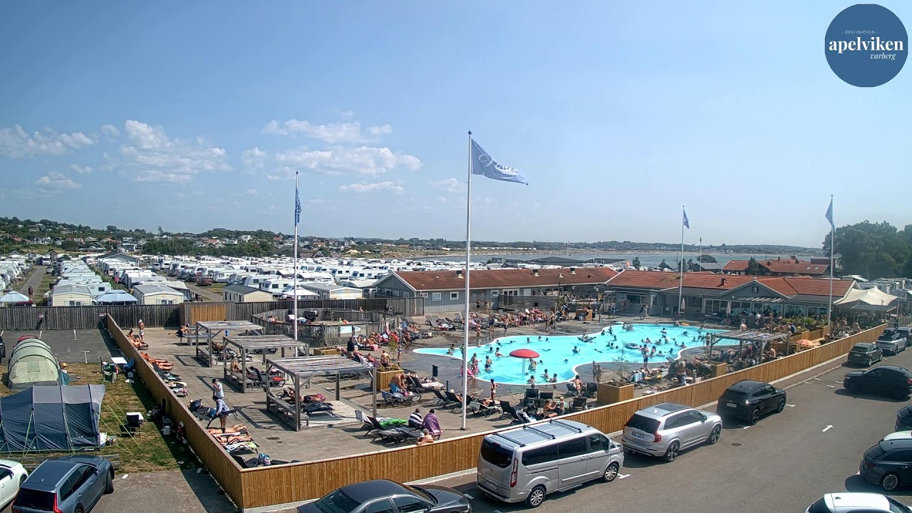 Live webcam view of Apelviken Camping Pool
