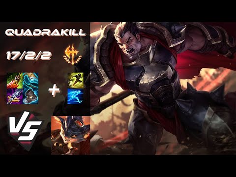 TOP Darius vs Rumble [QUADRAKILL] - EU Grandmaster Patch 25.20