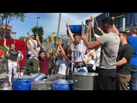 Martin Grubinger am BBS-Sound-Mobil