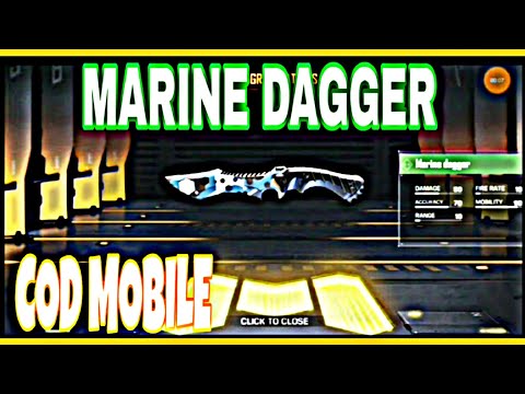 Call of Duty Mobile: Marine Dagger.